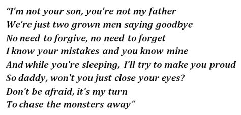 lyrics monster|monsters lyrics james blunt meaning.